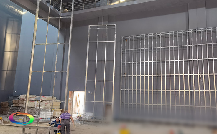 通用舞台吊杆承建桂林医学院报告厅LED屏项目