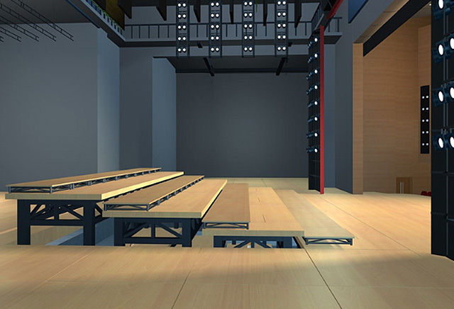 会议升降台、合唱台